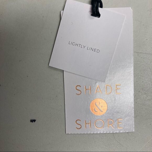 SHADE & SHORE Women’s Black Bikini Top Size‎ 32 D New With Tags - Picture 5 of 7